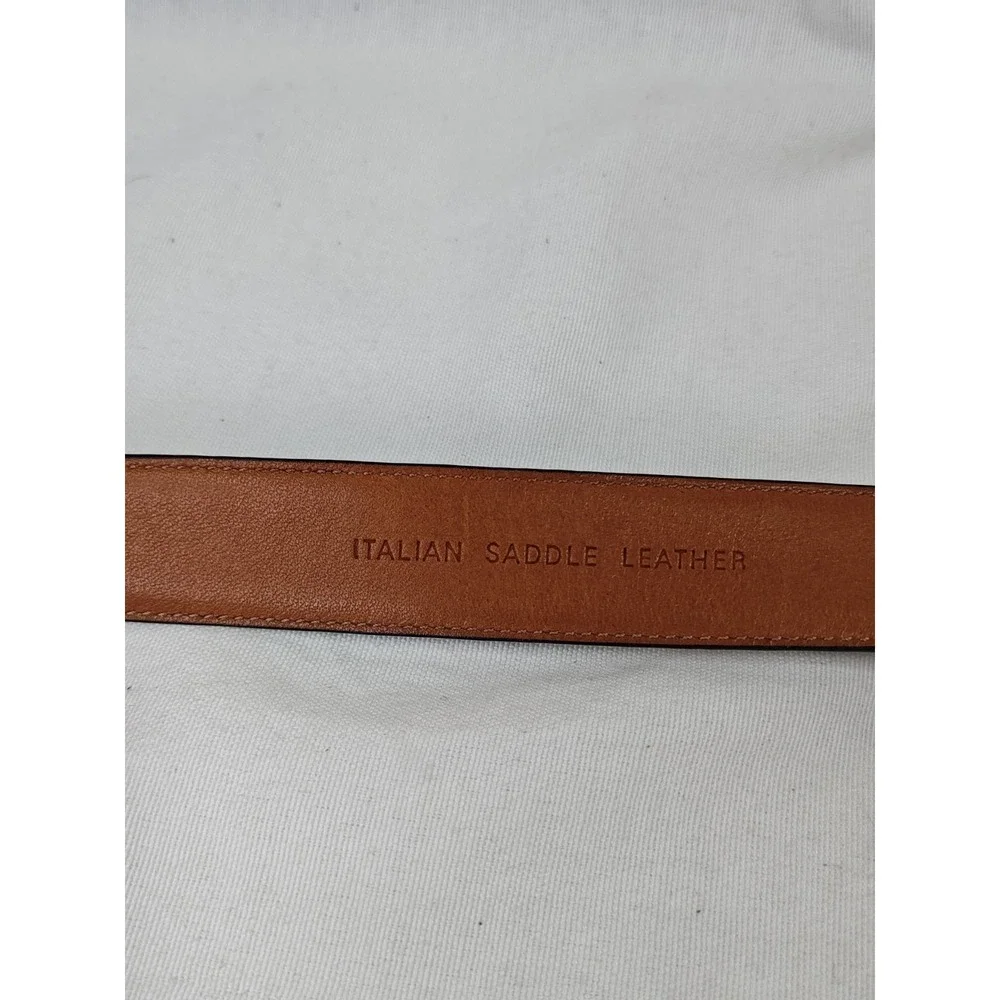 Polo Ralph Lauren‎ Men's Italian Saddle Leather Black Dress work Belt Size 36/90
